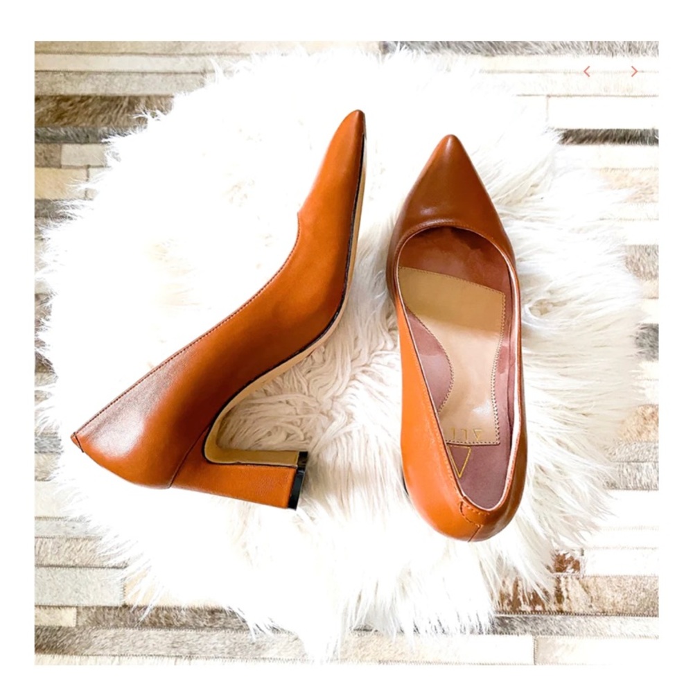 Ally Courageous Caramel Leather Heels